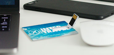 Clé USB Publicitaire Carte de Crédit Slim - CADOETIK