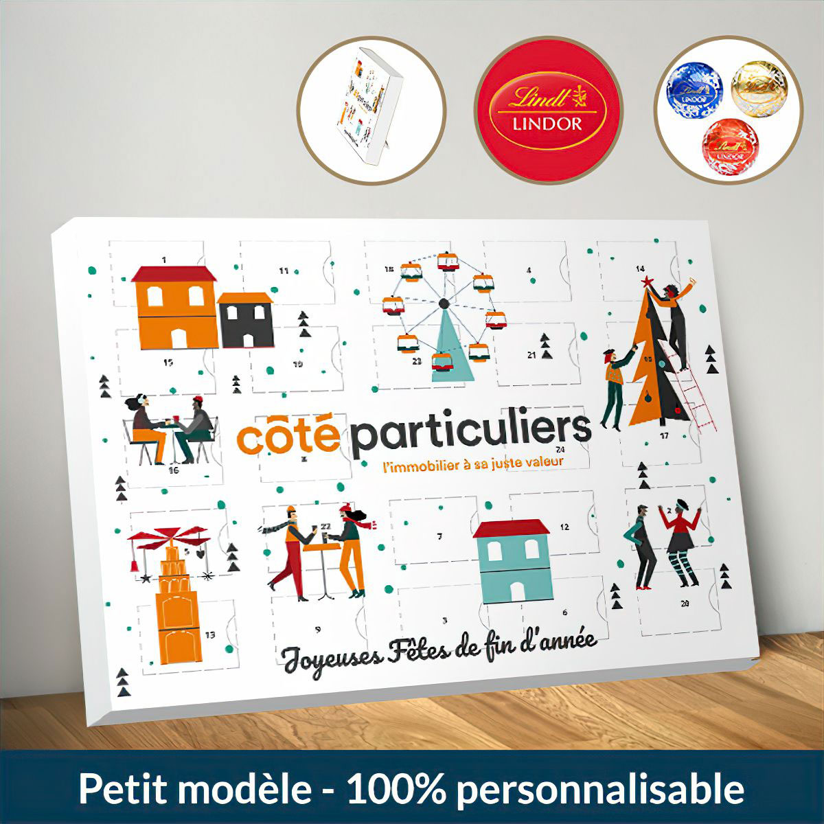 Calendrier bois sous-main ou mural - Made in France