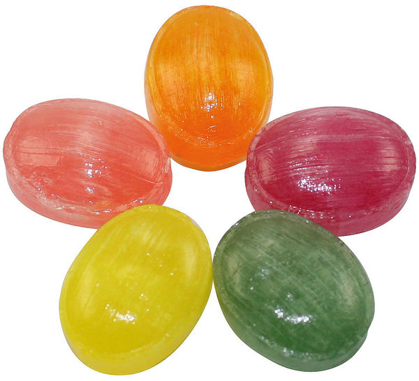 Sachet 10g personnalisé transparent de bonbons en gommes de fruits spécial  Pâques
