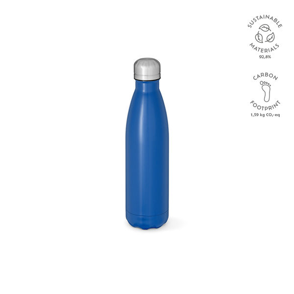 Bouteille acier inoxydable 535 ml publicitaire | Mississippi Bleu royal