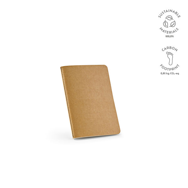 Carnet A6 en carton recyclé publicitaire | Bronte Naturel