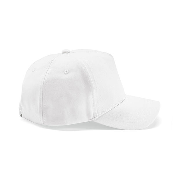 Casquette en coton recyclé publicitaire | Hendrix Blanc