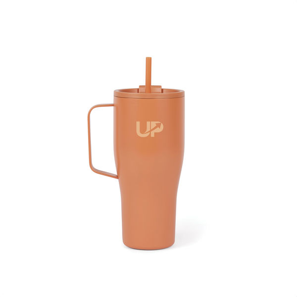 Mug paille publicitaire|Voyager Orange