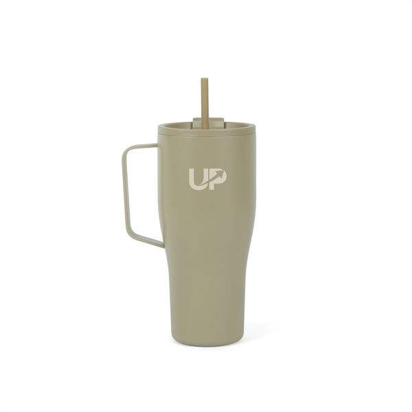 Mug paille publicitaire|Voyager Vert