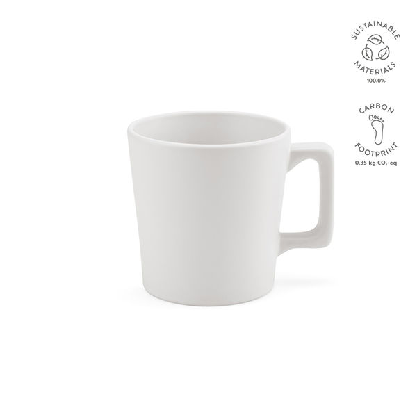 Mug céramique fintion mate 270 ml publicitaire | Thames Blanc