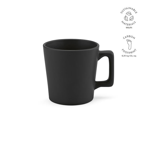 Mug céramique fintion mate 270 ml publicitaire | Thames Noir