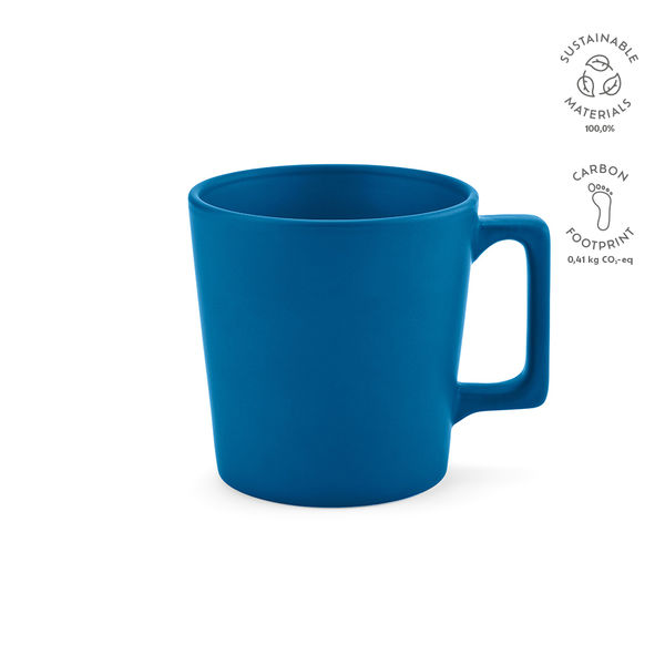 Mug céramique fintion mate 360 ml publicitaire | Thames Bleu