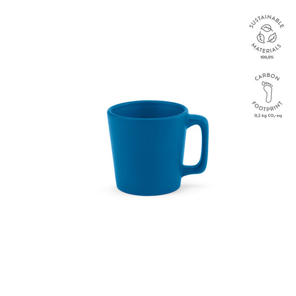 Mug céramique fintion mate 75 ml publicitaire | Thames Bleu