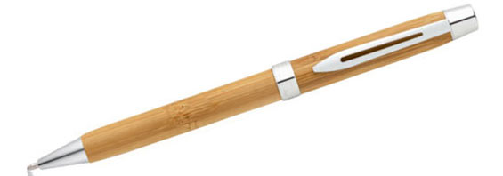 Set de stylos en bambou dans un coffret, Fin d'année !, XD Collection