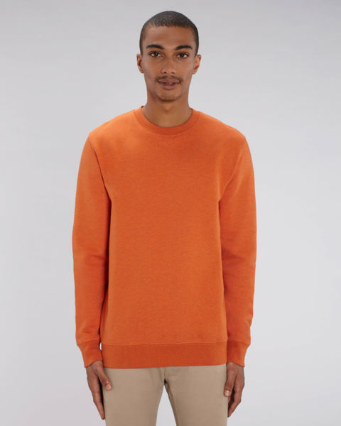 Sweat personnalisé | Changer Black Heather Orange