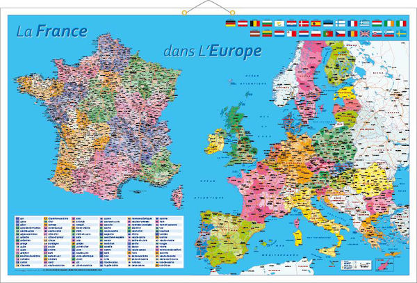 Verso calendrier : Maxi France Europe