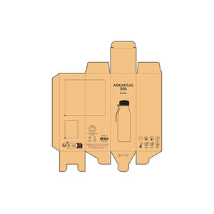 Bouteille acier inoxydable 400 ml publicitaire | Arkansas 1