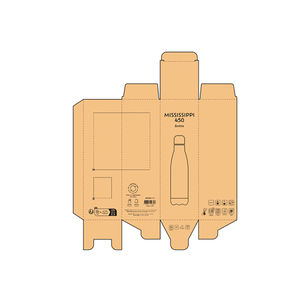 Bouteille acier inoxydable 430 ml publicitaire | Mississippi 2