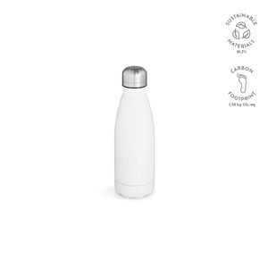 Bouteille acier inoxydable 430 ml publicitaire | Mississippi Blanc