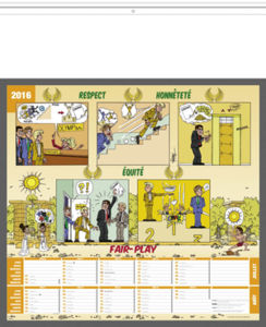 calendrier illustré BD humour 3