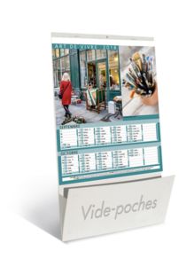 calendrier vide poches 4