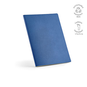 Carnet A4 en carton recyclé publicitaire | Bronte Bleu royal