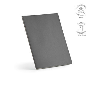 Carnet A4 en carton recyclé publicitaire | Bronte Gris