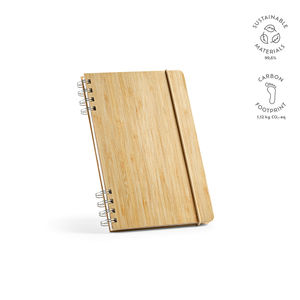 Carnet A5 bambou publicitaire | Dante Naturel