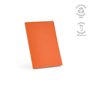 Carnet A5 en carton recyclé publicitaire | Bronte Orange