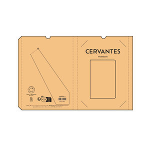 Carnet A5 en fibre de bambou publicitaire | Cervantes 1