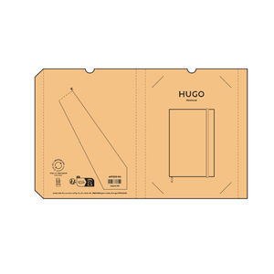 Carnet A5 en brique de lait publicitaire | Hugo