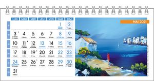 chevalet calendrier paysages et peintures 11