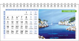 chevalet calendrier paysages et peintures 21