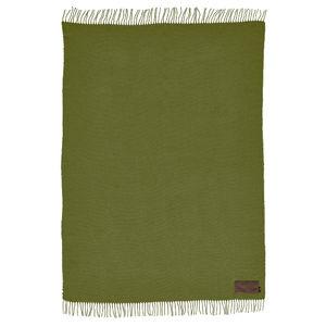 Couverture en rPET soft publicitaire | Lichtenstein Vert militaire