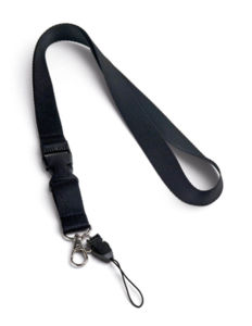 Lanyard publicitaire Noir