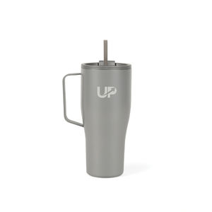 Mug paille publicitaire|Voyager Gris