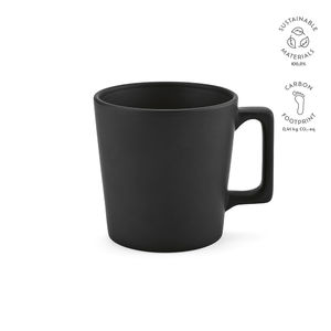 Mug céramique fintion mate 360 ml publicitaire | Thames Noir