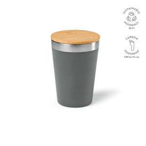 Mug de voyage 300 ml publicitaire | Don Gris foncé