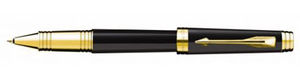 Stylo Parker Laque Noir Rollerball Opaque noir