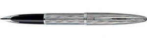 Stylo Waterman Plume Carene Deluxe Métallisé argent