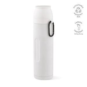 Bouteille thermos 1080 ml publicitaire | Flinders Blanc